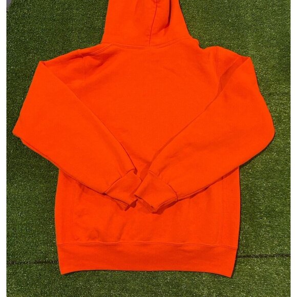 Vintage Clemson Tigers hoodie small sweatshirt Russell Athletic mens orange Y2K - Picture 8 of 9